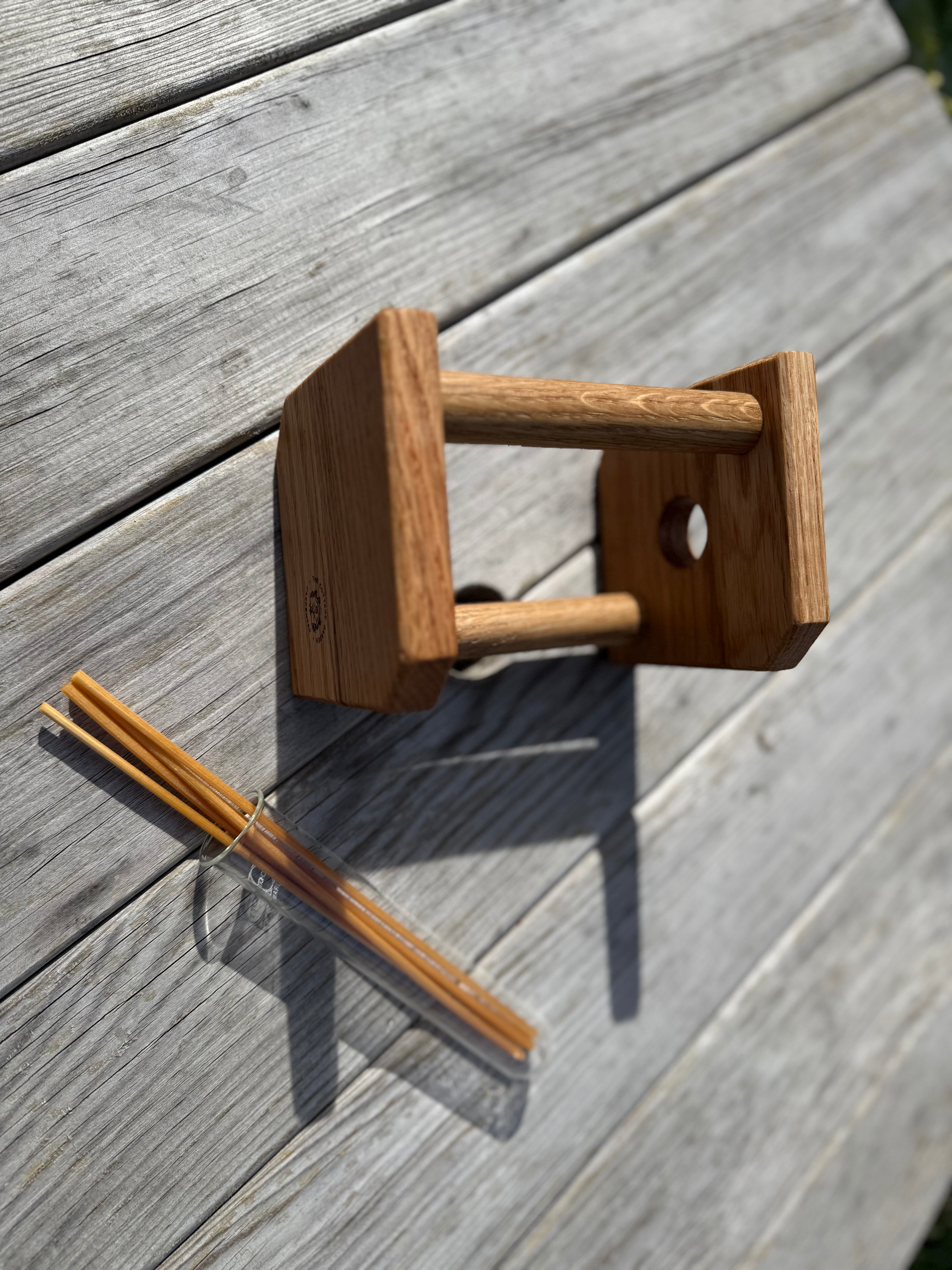Handmade Solid Oak Reed Diffuser: perfect for table-top / shelf / windowsill