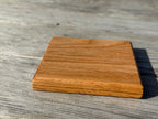 Handmade Solid Oak Drink Coasters: Natural Wood Grain