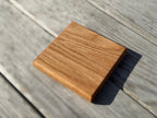 Handmade Solid Oak Drink Coasters: Natural Wood Grain