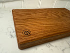 Handmade Solid Oak Gin Serving Board: Cocktail Bar Decor - Personalisable