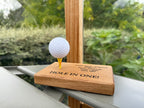 Natural Solid Oak Golf Ball Display Stand - Handmade in Hampshire - Golf Enthusiast Gift - Desk or Display - Solid Wood - Personalisable