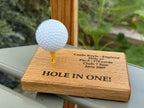 Natural Solid Oak Golf Ball Display Stand - Handmade in Hampshire - Golf Enthusiast Gift - Desk or Display - Solid Wood - Personalisable