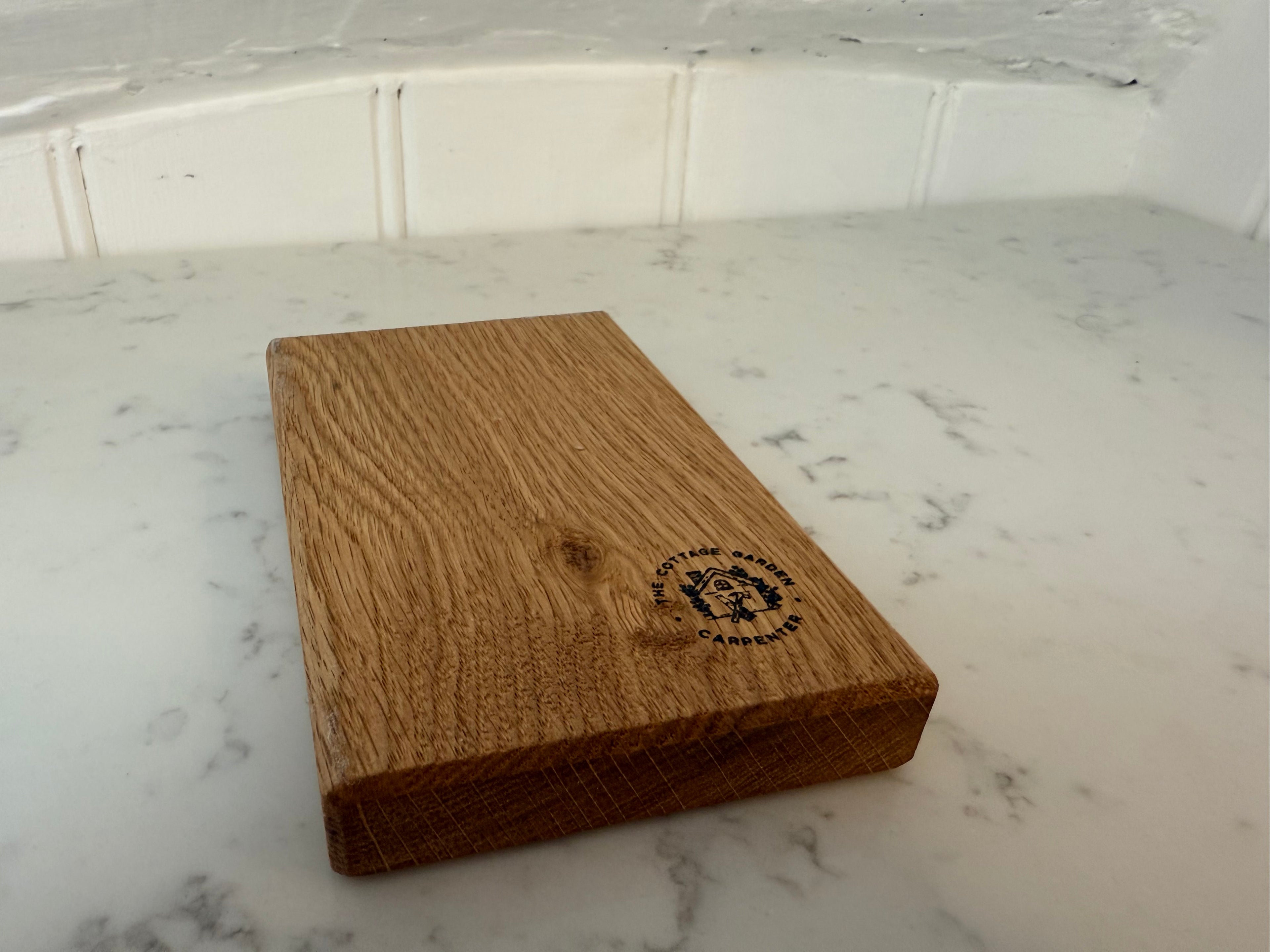 Natural Solid Oak Golf Ball Display Stand - Handmade in Hampshire - Desk or Display Golf Enthusiast Gift - Solid Wood - Personalisable