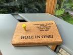 Natural Solid Oak Golf Ball Display Stand - Handmade in Hampshire - Golf Enthusiast Gift - Desk or Display - Solid Wood - Personalisable