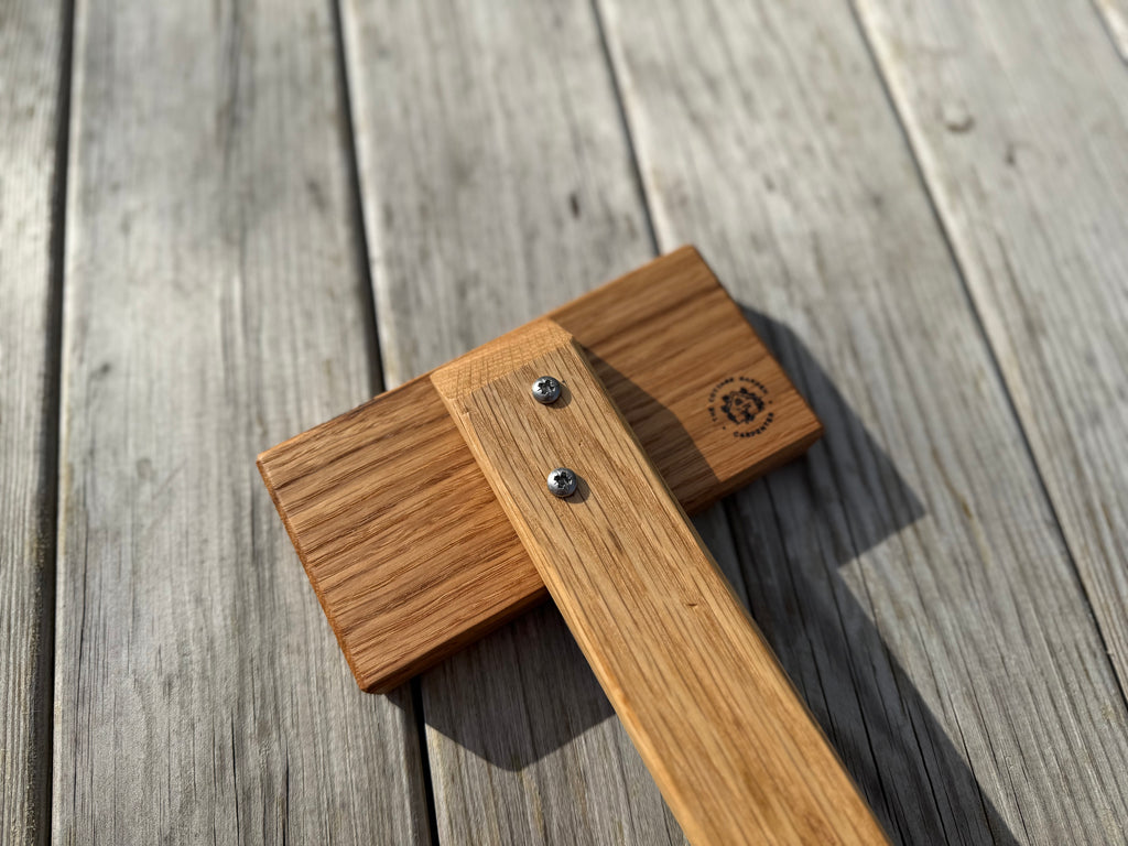 Personalisable Herb Patch Sign - Handmade in Solid Oak